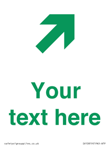 Custom Safe Condition inverse: Green Up right arrow